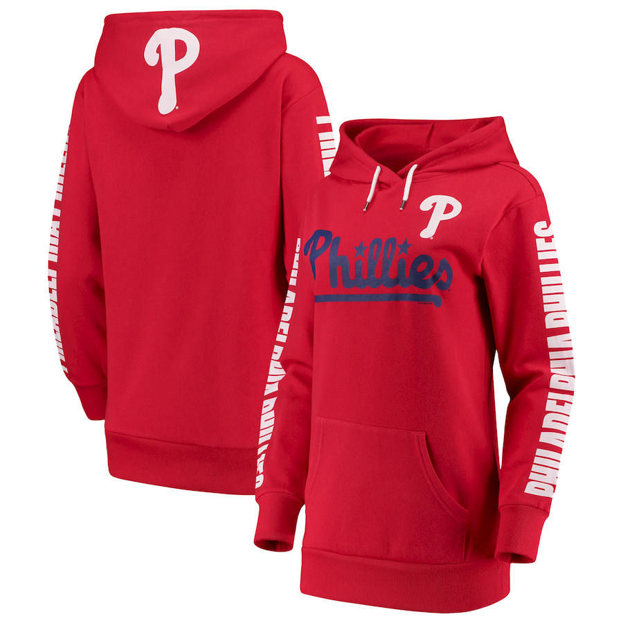 Women Philadelphia Phillies G III 4Her by Carl Banks Extra Innings Pullover Hoodie Red,We sell and wholesale Women Philadelphia Phillies G III 4Her by Carl Banks Extra Innings Pullover Hoodie Red on line form chian!